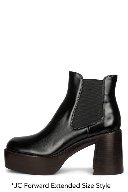 Jeffrey Campbell drum-bas NDHB615 enkel laarzen zwartbruine Poolse stapel vrouwen