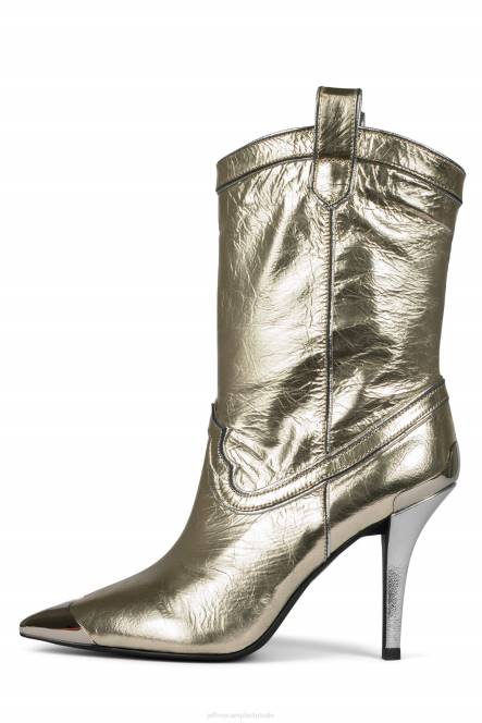 Jeffrey Campbell el-paso NDHB603 enkel laarzen zilver vrouwen