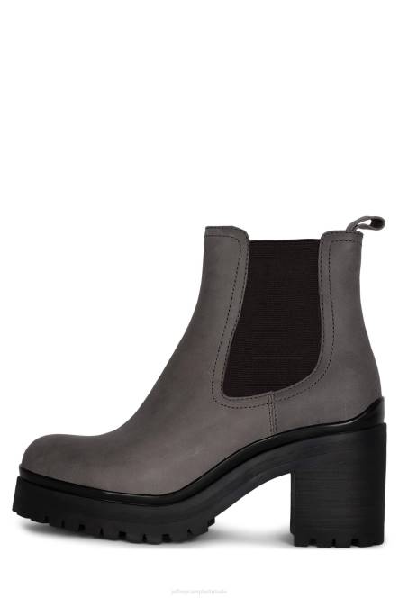 Jeffrey Campbell escob NDHB500 enkel laarzen donker grijs vrouwen