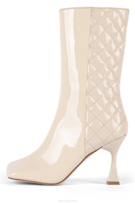 Jeffrey Campbell gemorphed-q NDHB589 enkel laarzen naakt patent vrouwen