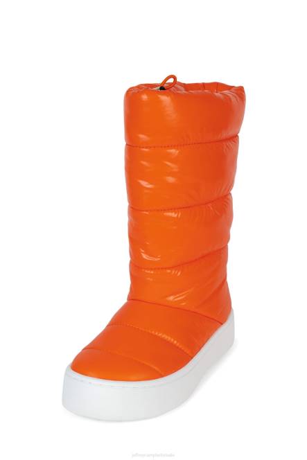 Jeffrey Campbell gesneeuwd-2 NDHB435 enkel laarzen oranje vrouwen