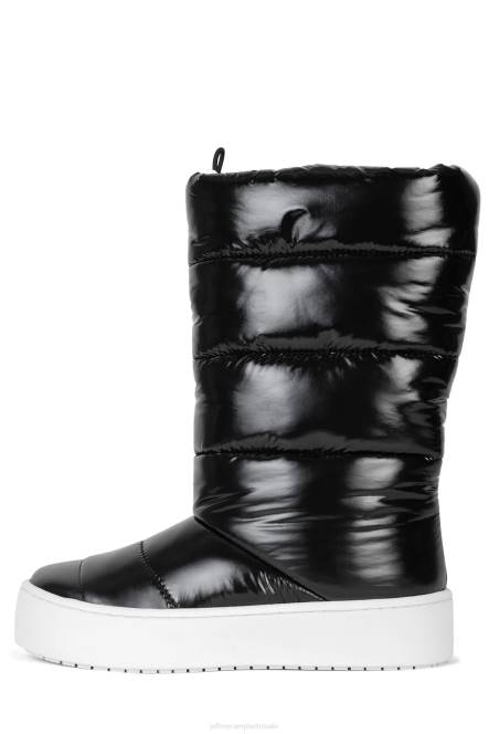 Jeffrey Campbell gesneeuwd-2 NDHB667 enkel laarzen zwart vrouwen