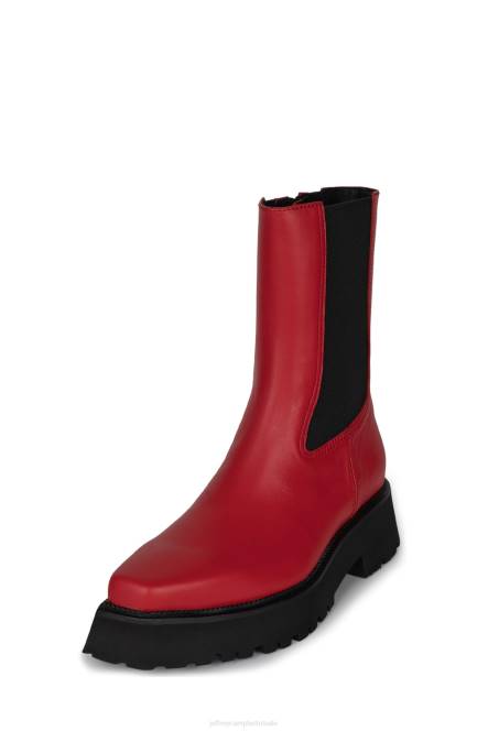 Jeffrey Campbell glam-punk NDHB520 enkel laarzen rood vrouwen