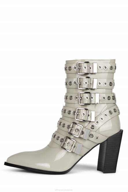 Jeffrey Campbell ignatius-b NDHB660 enkel laarzen grijs patent vrouwen