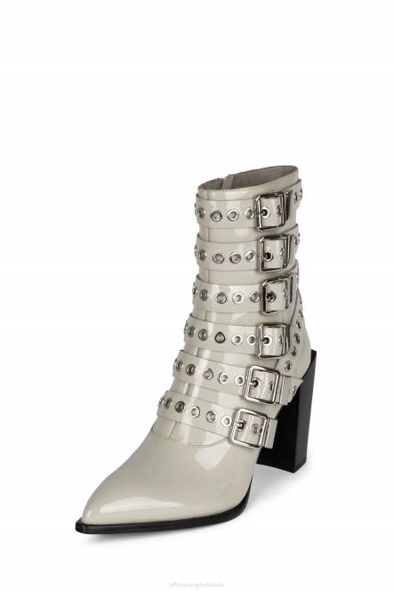 Jeffrey Campbell ignatius-b NDHB660 enkel laarzen grijs patent vrouwen