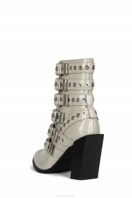 Jeffrey Campbell ignatius-b NDHB660 enkel laarzen grijs patent vrouwen