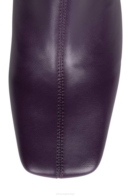 Jeffrey Campbell jerema NDHB543 enkel laarzen aubergine vrouwen