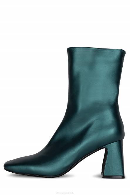 Jeffrey Campbell jerema NDHB544 enkel laarzen donkergroen metallic vrouwen