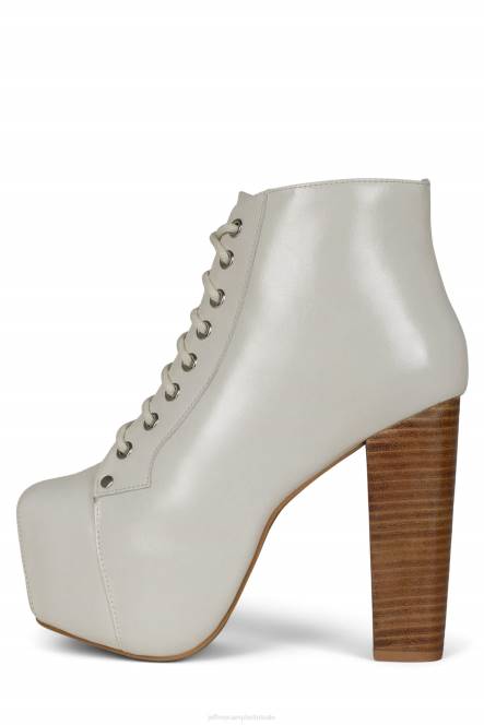 Jeffrey Campbell lita NDHB494 enkel laarzen ijs natuurlijke stapel vrouwen