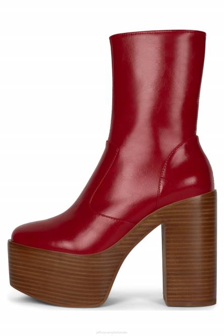 Jeffrey Campbell mexicaans-2 NDHB579 enkel laarzen rood vrouwen