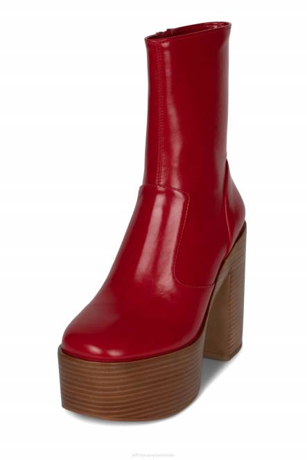 Jeffrey Campbell mexicaans-2 NDHB579 enkel laarzen rood vrouwen