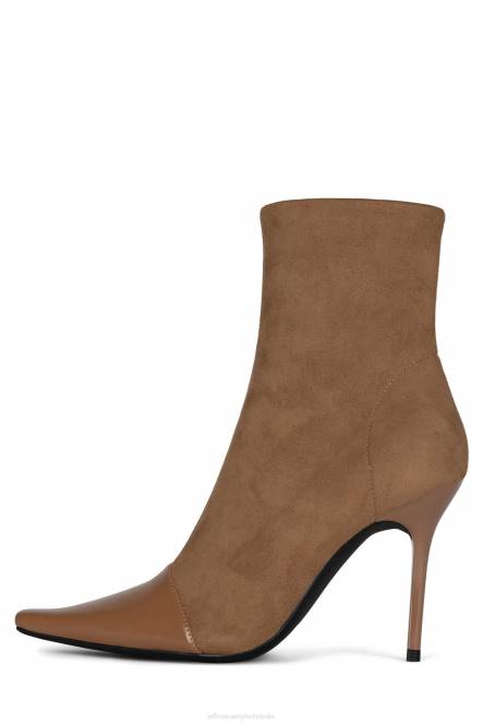 Jeffrey Campbell overlevende NDHB554 enkel laarzen beige doos beige vrouwen