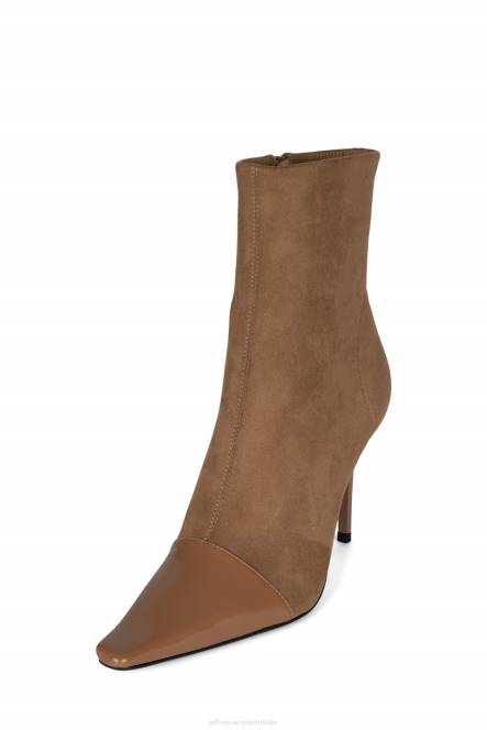 Jeffrey Campbell overlevende NDHB554 enkel laarzen beige doos beige vrouwen