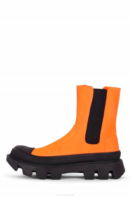 Jeffrey Campbell stoere vent NDHB462 enkel laarzen oranje vrouwen