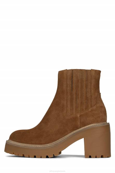 Jeffrey Campbell tuckee NDHB617 enkel laarzen lichtbruin suède vrouwen