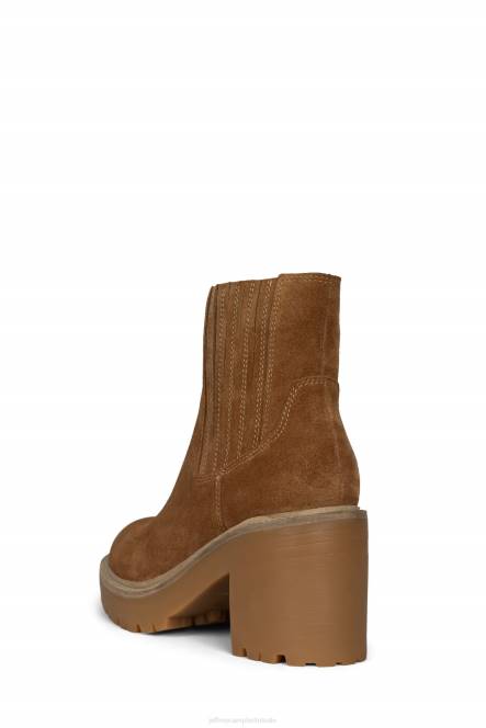 Jeffrey Campbell tuckee NDHB617 enkel laarzen lichtbruin suède vrouwen