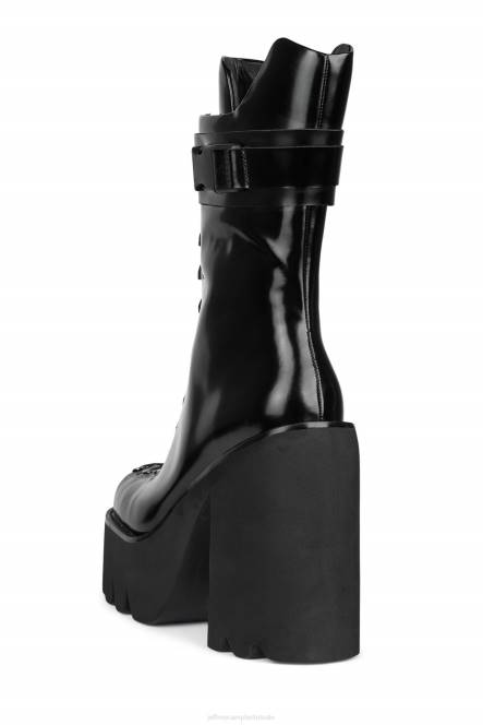 Jeffrey Campbell viking NDHB468 enkel laarzen zwarte doos vrouwen