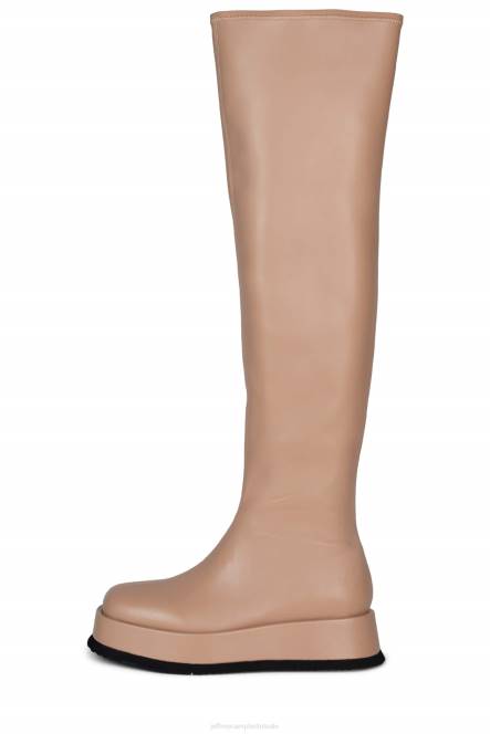 Jeffrey Campbell synthetiseren NDHB750 laarzen van knie tot dij beige vrouwen