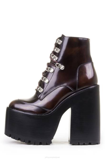 Jeffrey Campbell fernrots NDHB1233 platform boot wijnkist vrouwen