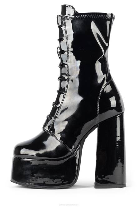 Jeffrey Campbell lucious NDHB1240 platform boot zwart patent vrouwen