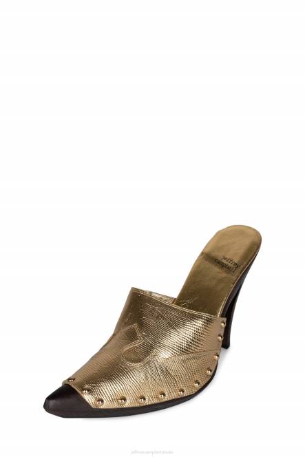 Jeffrey Campbell jayde NDHB908 westerse laarzen gouden hagedis vrouwen