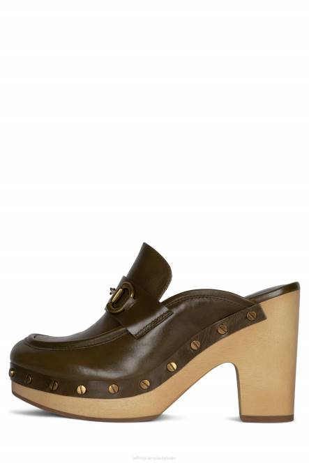 Jeffrey Campbell beffany NDHB1271 platform pomp olijf vrouwen