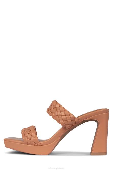 Jeffrey Campbell delicatesse NDHB1110 platform sandaal perzik vrouwen