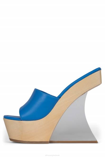 Jeffrey Campbell helder NDHB1061 platform sandaal blauw vrouwen