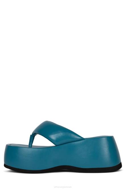 Jeffrey Campbell huilebalk NDHB247 platform sandaal blauw vrouwen