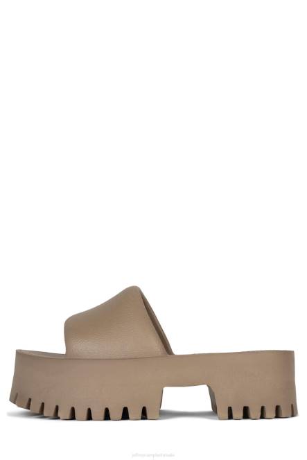 Jeffrey Campbell zomer NDHB20 platform sandaal taupe vrouwen